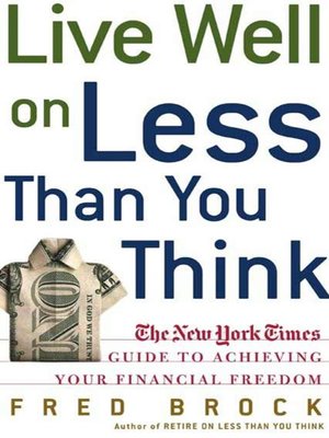 cover image of Live Well on Less Than You Think